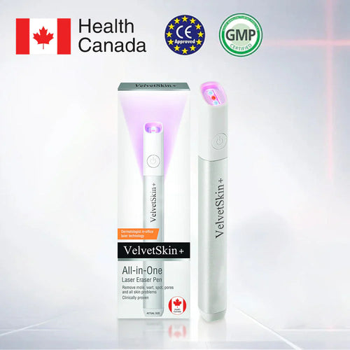 🇨🇦 Bikenda® VelvetSkin+ All-in-One Laser Eraser Pen(Powered by CO₂ laser technology – effectively removes moles, warts, skin tags, pigmentation spots, and other skin imperfections)